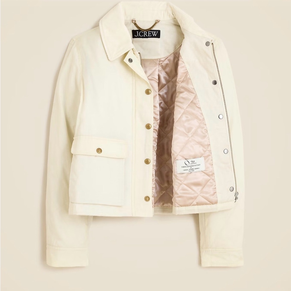 J. Crew Women's Ivory Utility Jacket